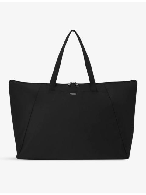 TUMI Just In Case double-zip branded nylon tote