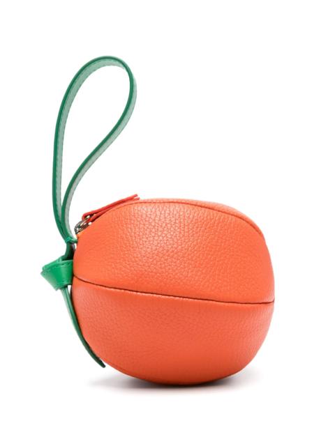 HEREU Hereu Orange-design Mini Clutch Bag