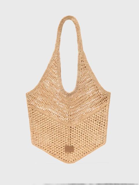maje Natural raffia bag