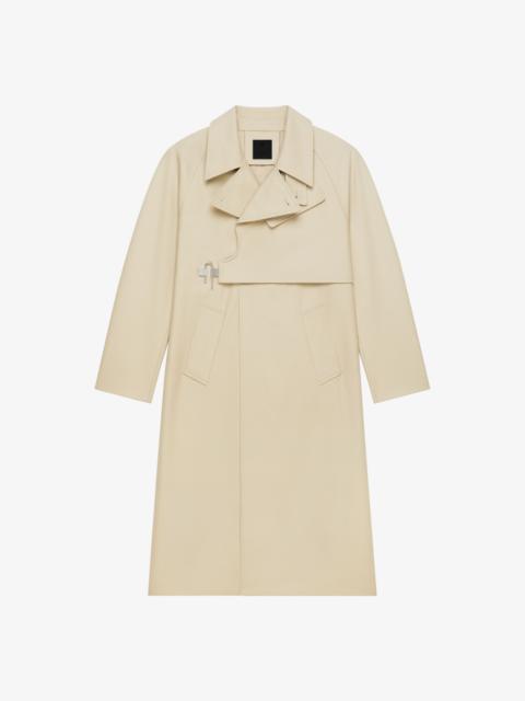 Givenchy TRENCH IN COTTON TWILL WITH U-LOCK BUCKLE