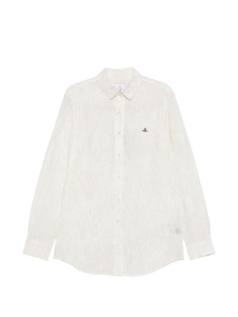 Vivienne Westwood orb-detail button-fastening shirt