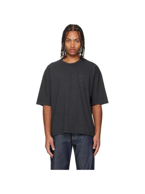 visvim Black Ex Jumbo S/S DMGD T-shirt