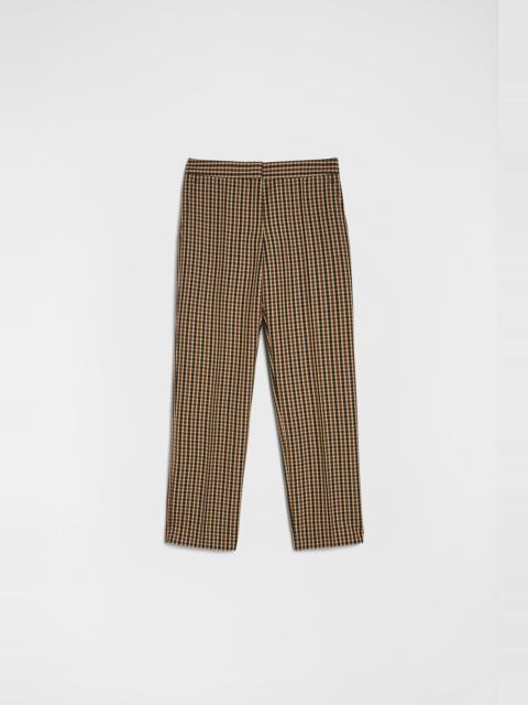 Jil Sander Wool Canvas Tailored Trousers