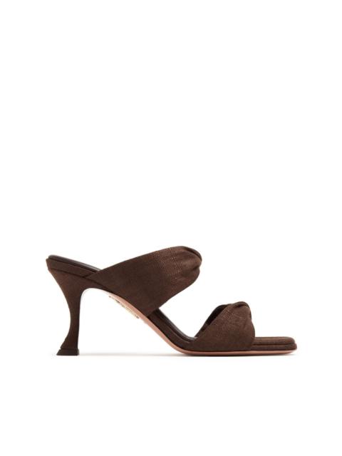 Twist-strap 75mm sandals