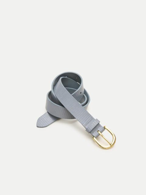 J.CREW Classic belt in lizard-embossed leather