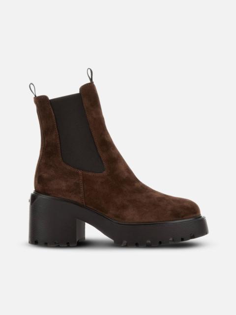 HOGAN Chelsea Boots Hogan H649 Brown