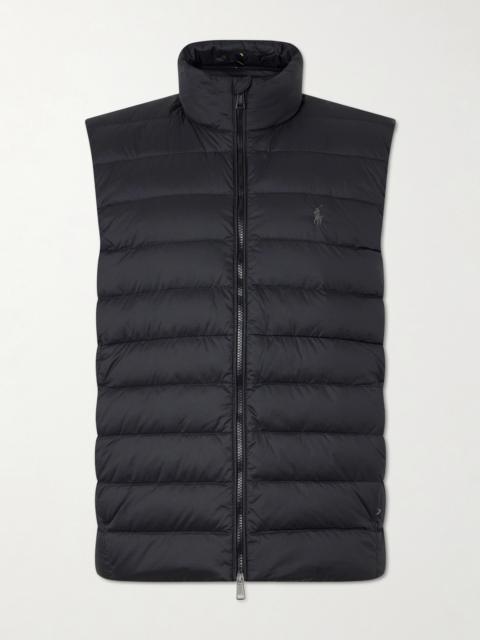 Polo Ralph Lauren Logo-Embroidered Quilted Shell Down Gilet