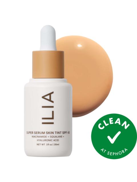 ILIA Beauty Super Serum Skin Tint SPF 40 - Hydrating Foundation