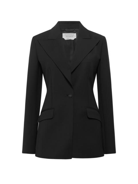GABRIELA HEARST Leiva Blazer in Black Sportswear Wool