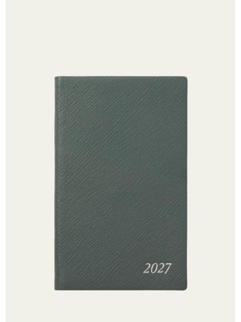 Smythson 2027 Panama Leather Weekly Agenda with Pocket