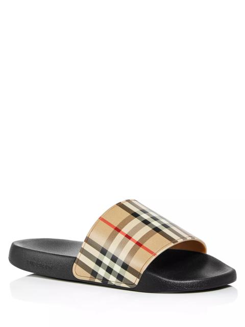 Men's Furley Vintage Check Slide Sandals