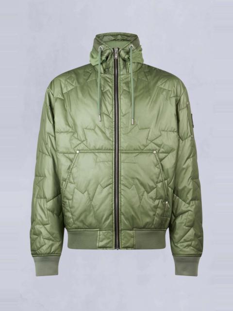 MOOSE KNUCKLES LEAF QUILT BOMBER JACKET