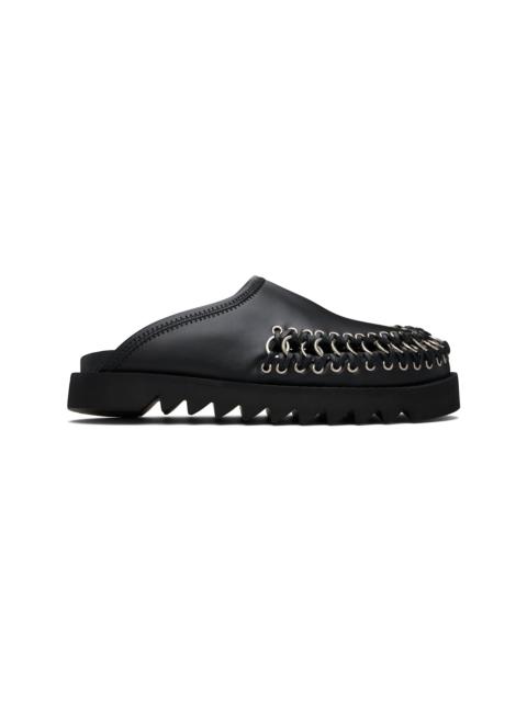 TOGA VIRILIS Black Leather Loafers