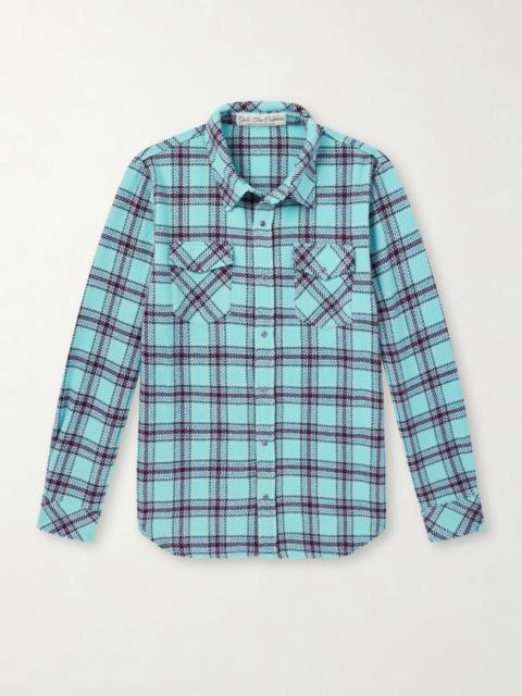 God’s True Cashmere Lagoon Checked Cashmere Shirt