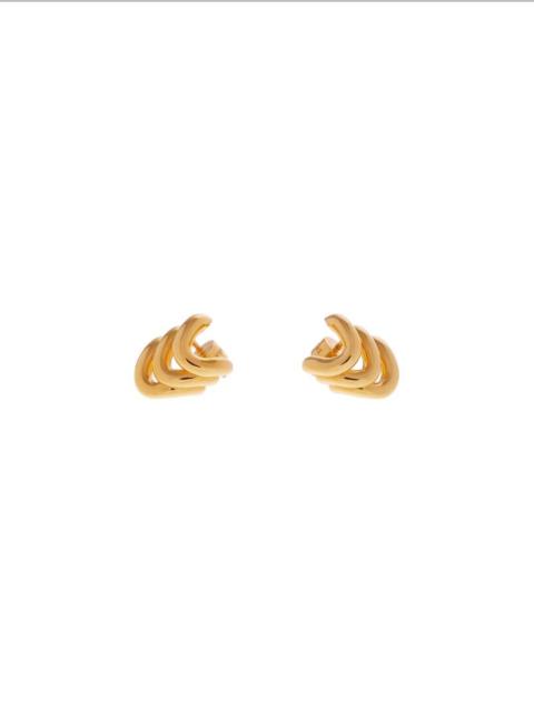 BALENCIAGA Women's Loop Trio Earrings  in Gold