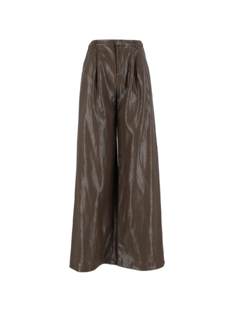 ELEH pleated wide-leg trousers