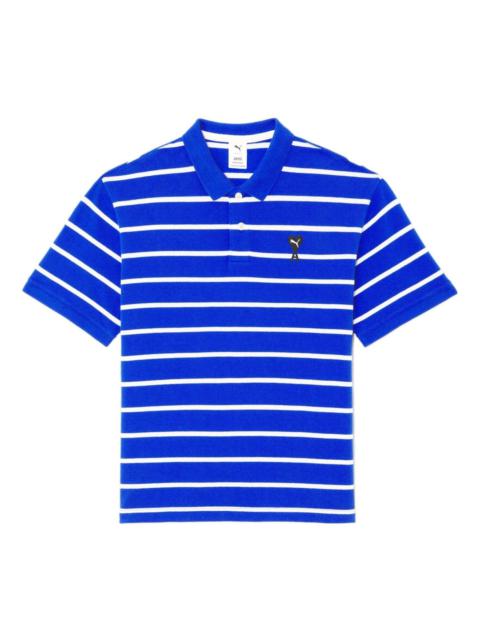 PUMA X AMI Short Sleeve Polo Shirt 'Blue' 534067-93