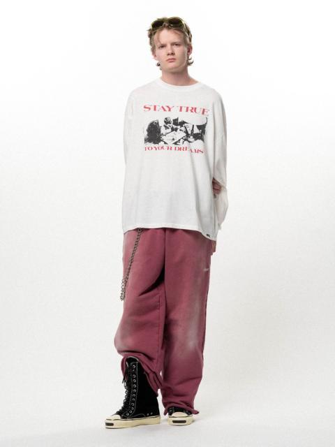 KAMIYA "STAY TRUE TO YOUR DREAM"L/S T-shirt