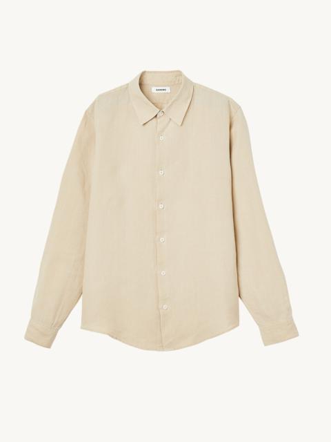 Sandro Seamless hemp shirt