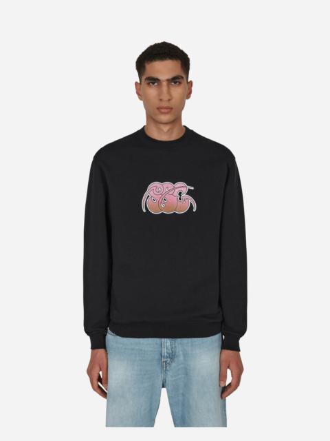 Stockholm Surfboard Club Printed Crewneck Sweatshirt Black