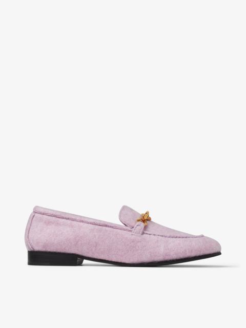 Diamond Tilda Loafer
Wisteria Recycled Flannel Loafers with Chain Embellishment