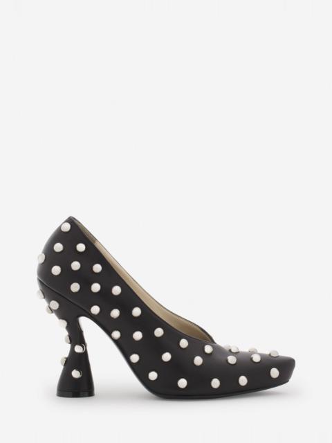 Lanvin STUDDED MUSE LEATHER PUMPS