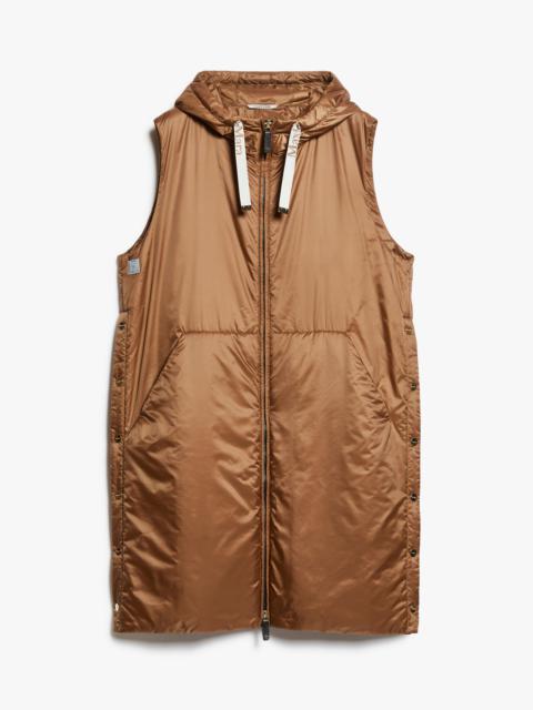 Max Mara GREENGIL Water-repellent canvas midi gilet