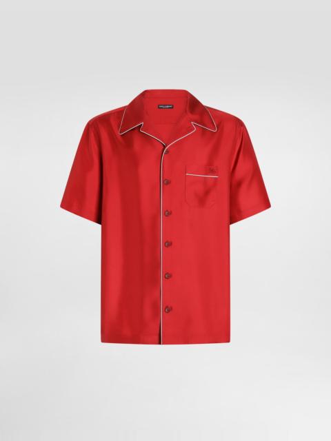 Dolce & Gabbana Hawaii silk twill shirt