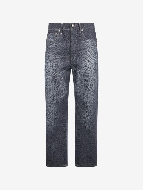 Roberto Cavalli Baby Jaguar Print Jeans