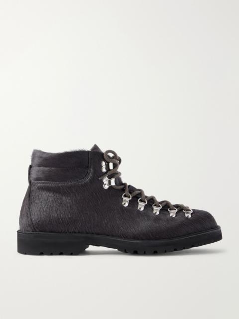 NN07 + Fracap M127 Calf Hair Hiking Boots Gray