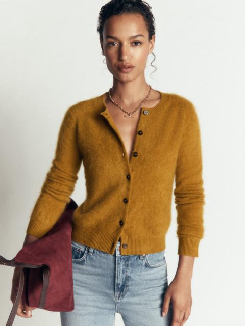 BODEN Kat Brushed Cashmere Cardigan-Toffee Brown