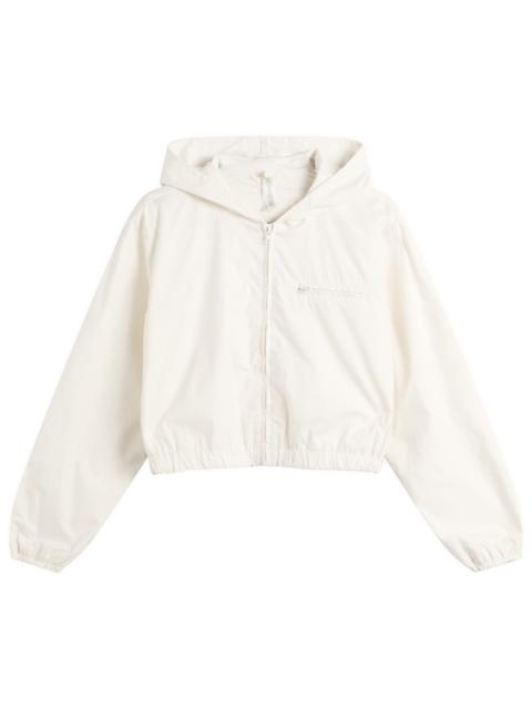 SKIMS SKIMS Sateen Crop Zip Up Jacket