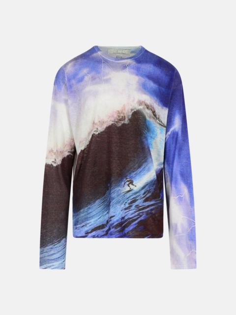 ERL MULTICOLOR NYLON BLEND SWEATER