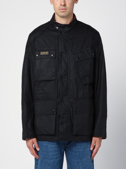 Black waxed International jacket