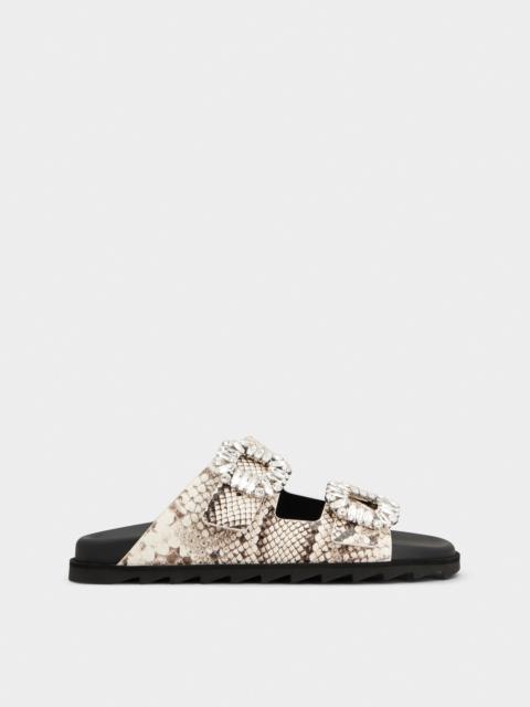 Roger Vivier Slidy Viv' Mules in leather