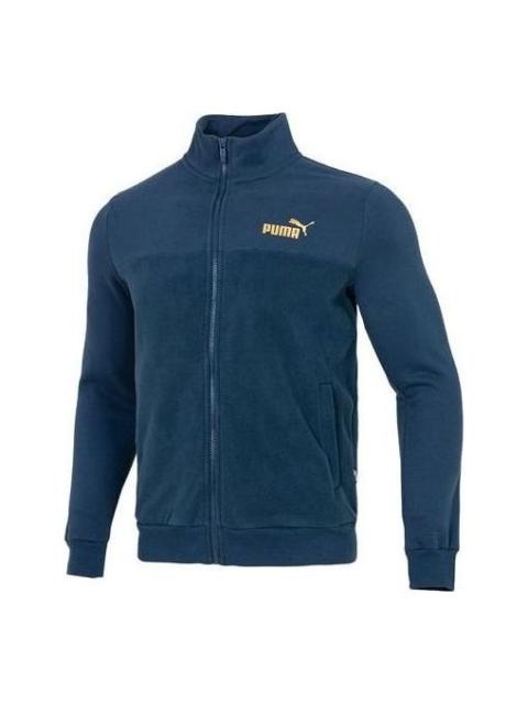 PUMA Golden Track Jacket 'Blue Gold' 674350-73