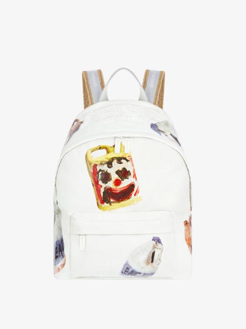 Givenchy ESSENTIEL U BACKPACK IN CANVAS WITH CERAMIC PRINTS