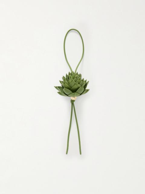 Loewe Paula's Ibiza Artichoke Leather and Gold-Tone Bag Charm