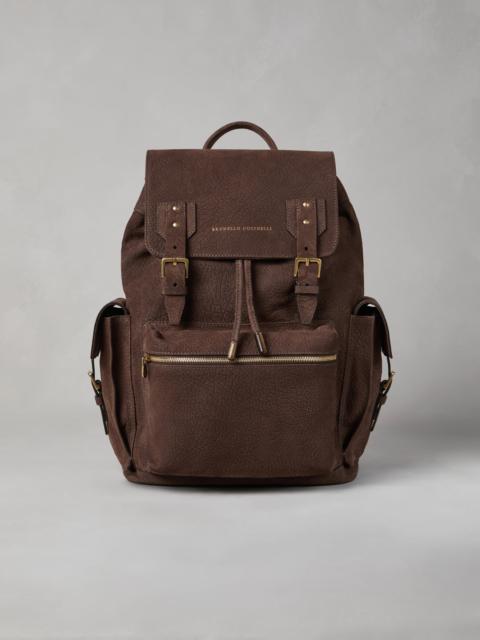 Brunello Cucinelli Nubuck city backpack