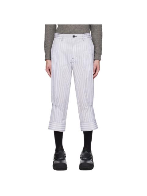 Kiko Kostadinov Gray Sorelle Trousers