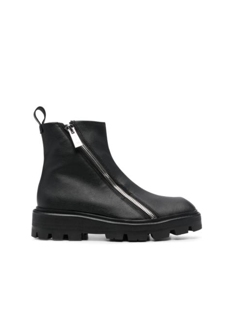Off-White sponge-effect ankle boots | REVERSIBLE