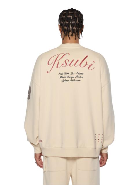 Ksubi PLAYOFF EKCESS CREW NECK DUSTY DESERT