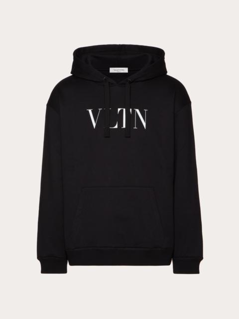 HOODED SWEATSHIRT WITH VLTN PRINT