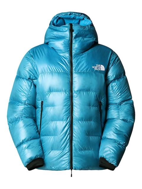 The North Face logo-detail hooded-neckline down coat