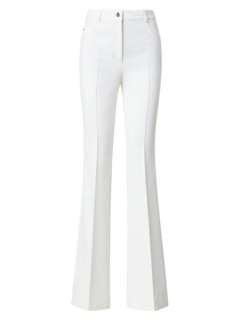 AKRIS Women's Farid Seamed Bootcut Pants - Ecru