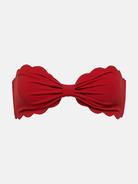 MARYSIA Antibes bandeau bikini top
