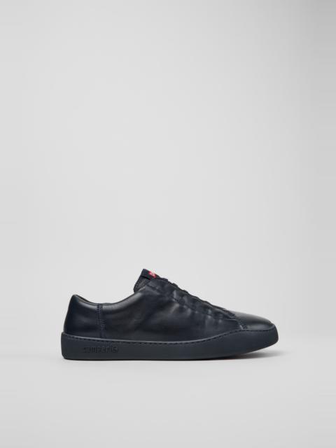 CAMPER Peu Touring Blue Leather Sneakers for Men.