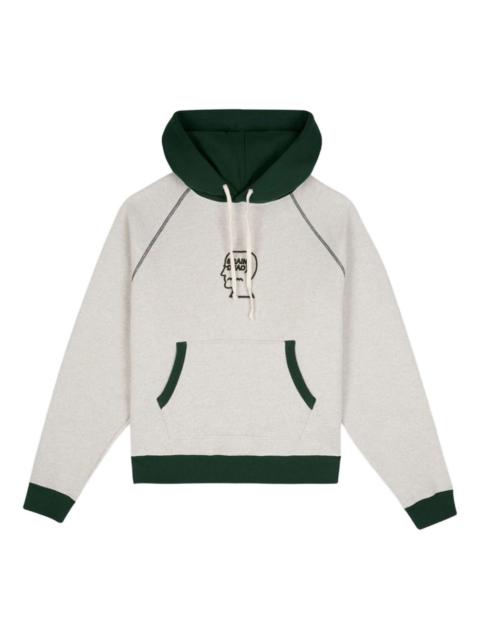 BRAIN DEAD logo-embroidered hoodie