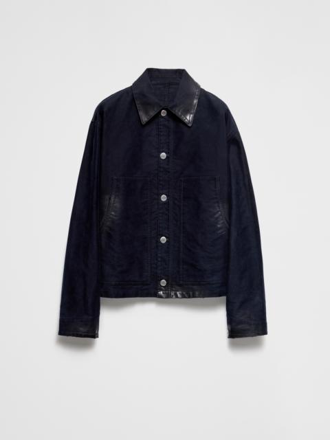 Moleskin blouson jacket