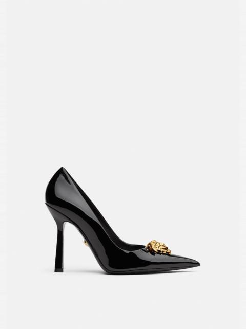 VERSACE La Medusa Patent Leather Pumps